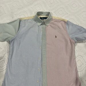 Ralph Lauren Men's Striped Button Down Shirt - Blue, Pink, Green